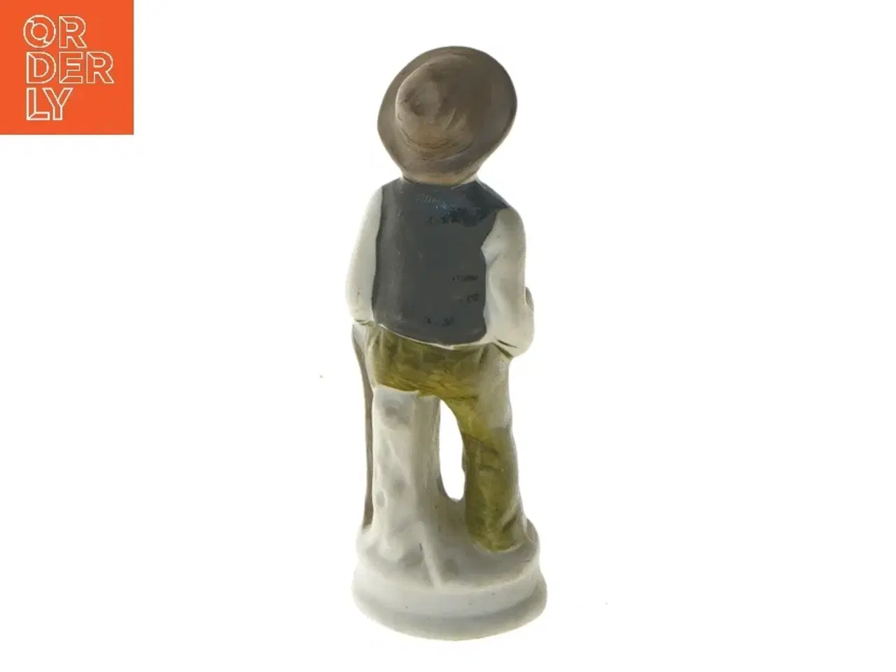 Billede 2 - Porcelænsfigur af mand (str. 12 cm)
