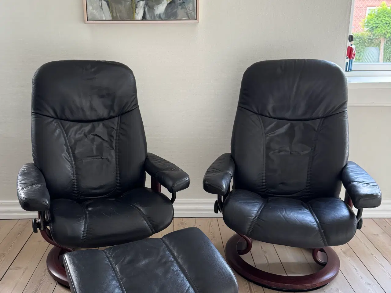 Billede 1 - 2 Stressless Consul m. fodskammel