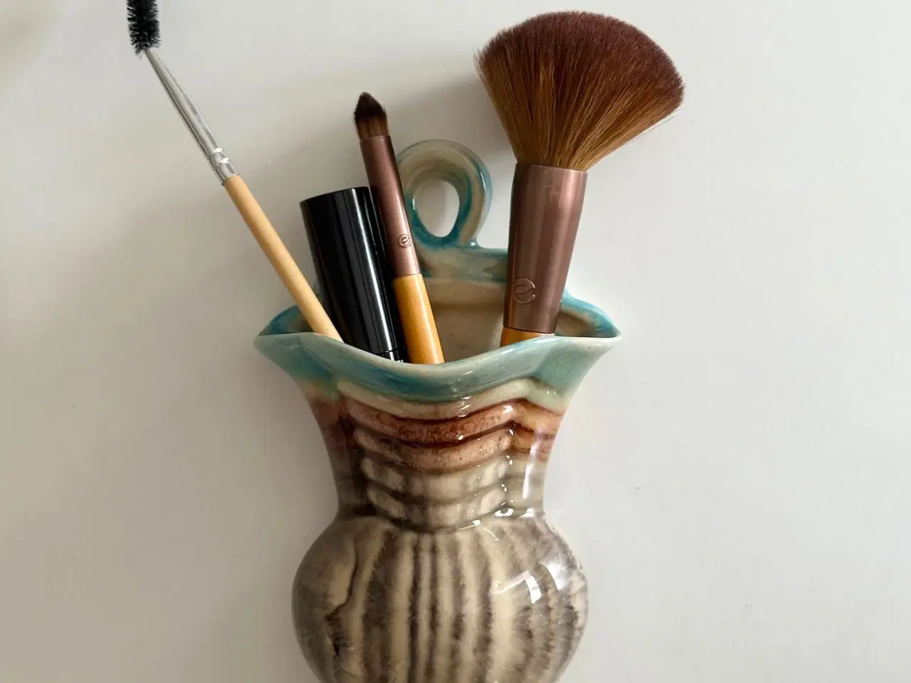 Billede 1 - Vægvase m striber