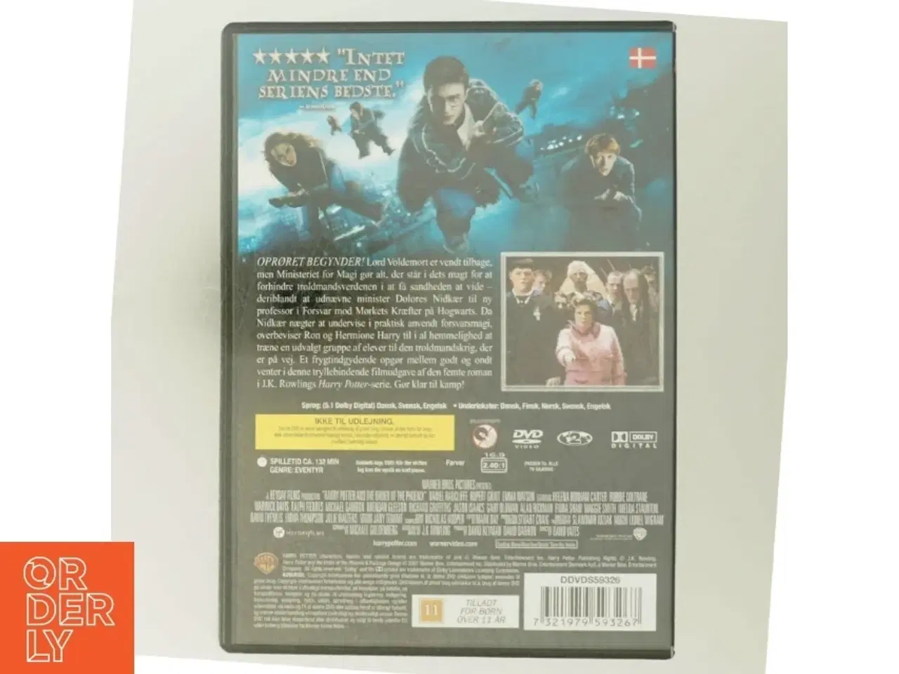 Billede 3 - Harry Potter og Fønixordenen DVD fra Warner Bros