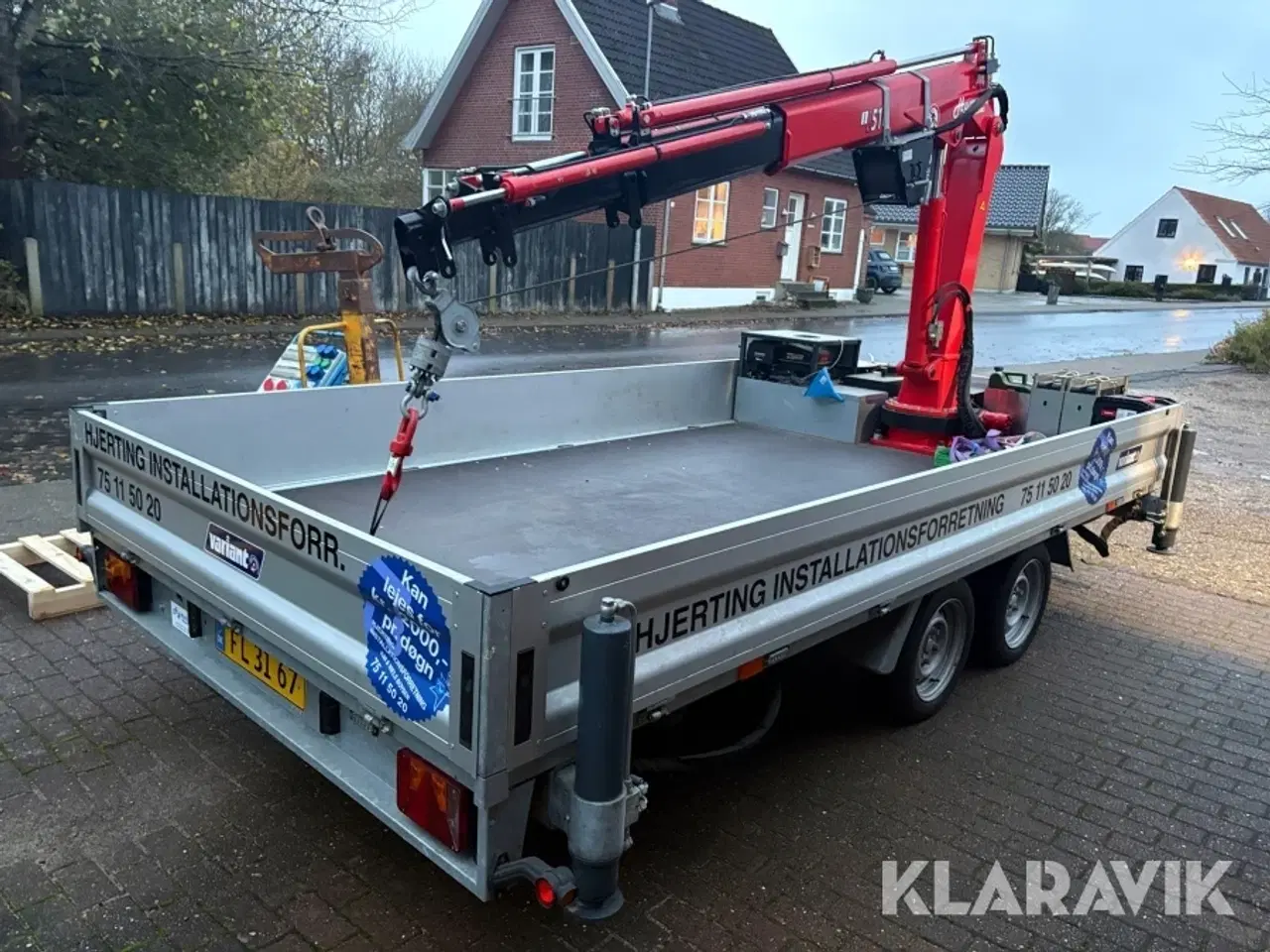 Billede 3 - Trailer med kran Variant 3521P4