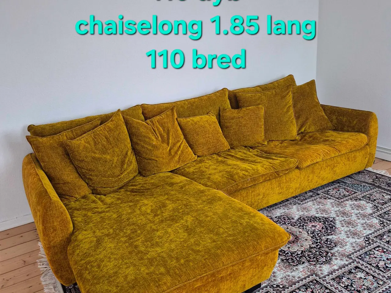 Billede 1 - Skøn chaiselong hjørnesofa