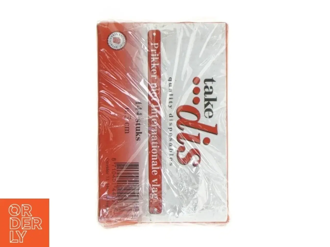 Billede 3 - Cocktail pinde med Internationale Flag (str. 6 komma 5 cm)