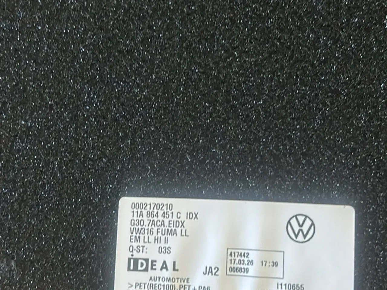Billede 4 - Nye originale tekstilmåtter til vw ID4 Style