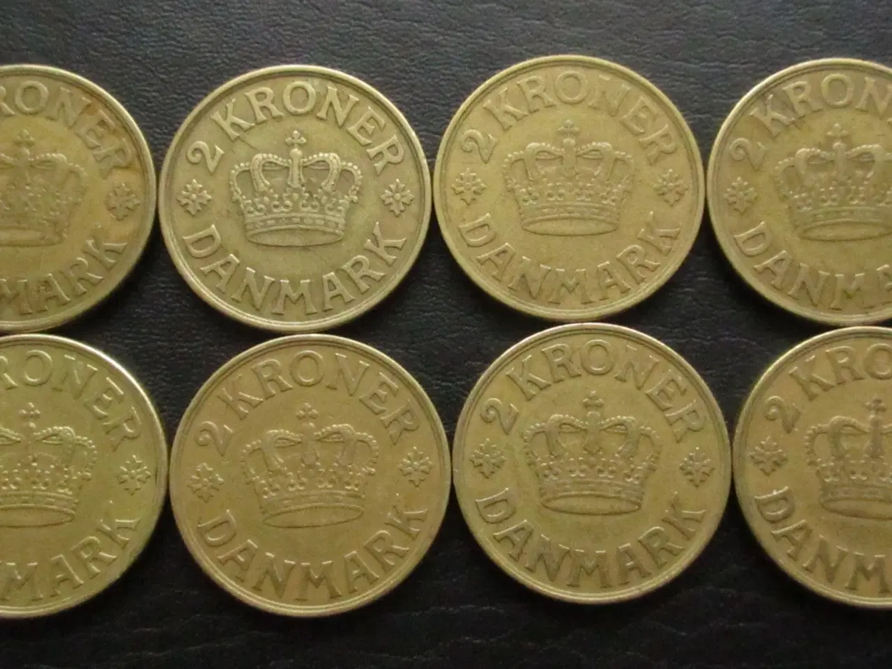Billede 2 - 2 kr 1924-1941 komplet sæt