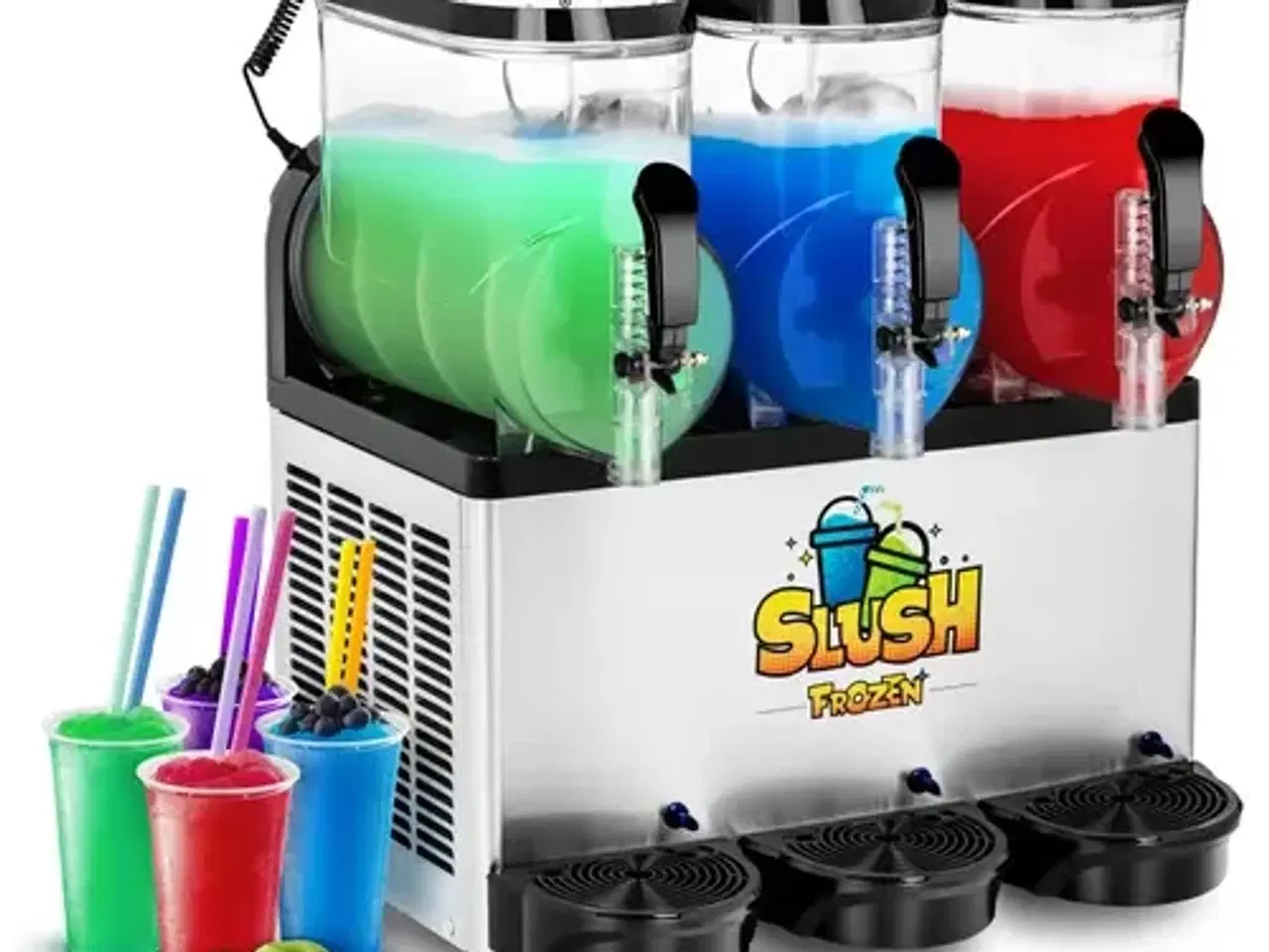 Billede 1 - Slush ice maskine – 3 x 10 l – LED