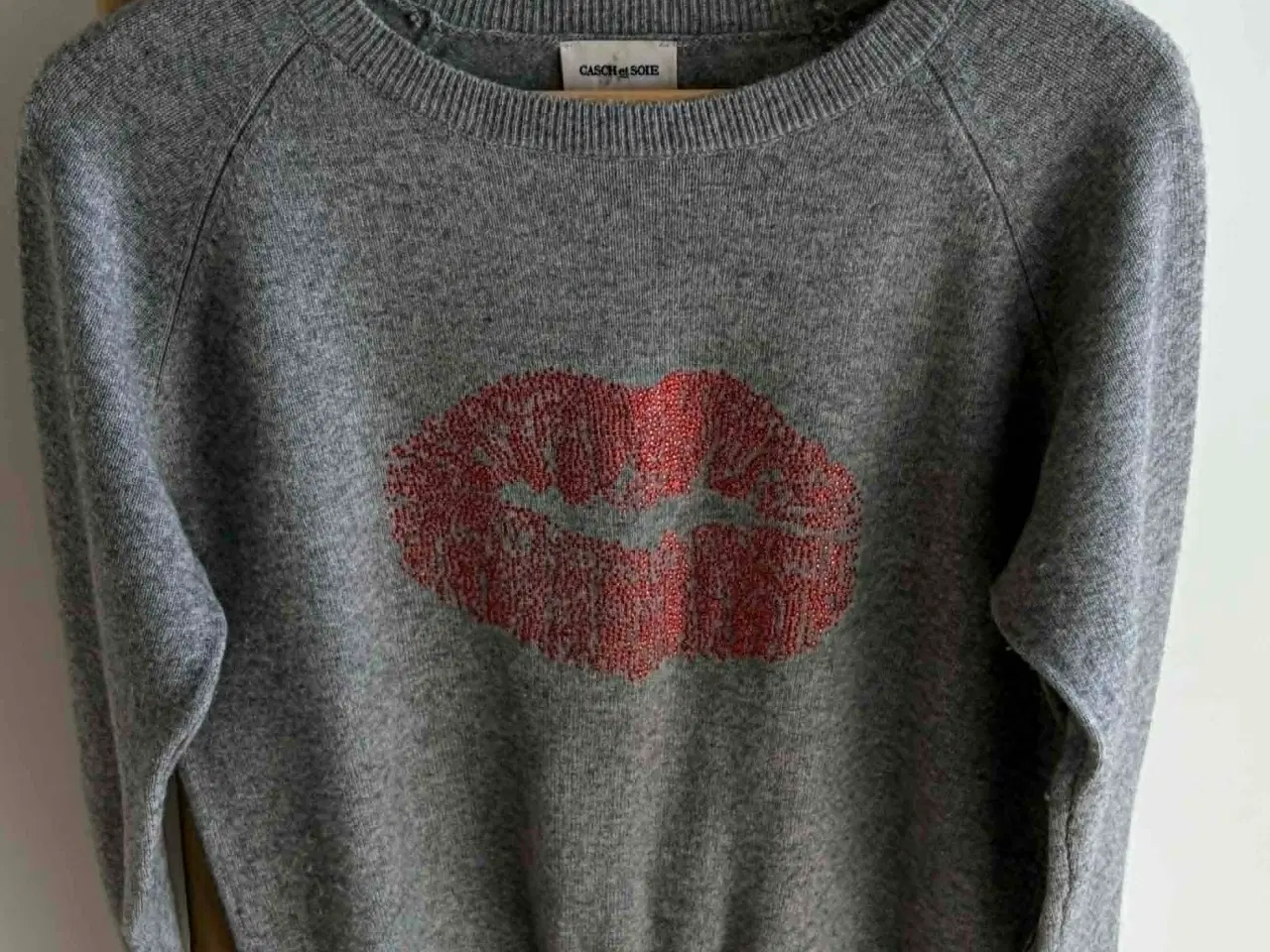 Billede 4 - CASCH et SOIE strikbluse - cashmere blend, str. M