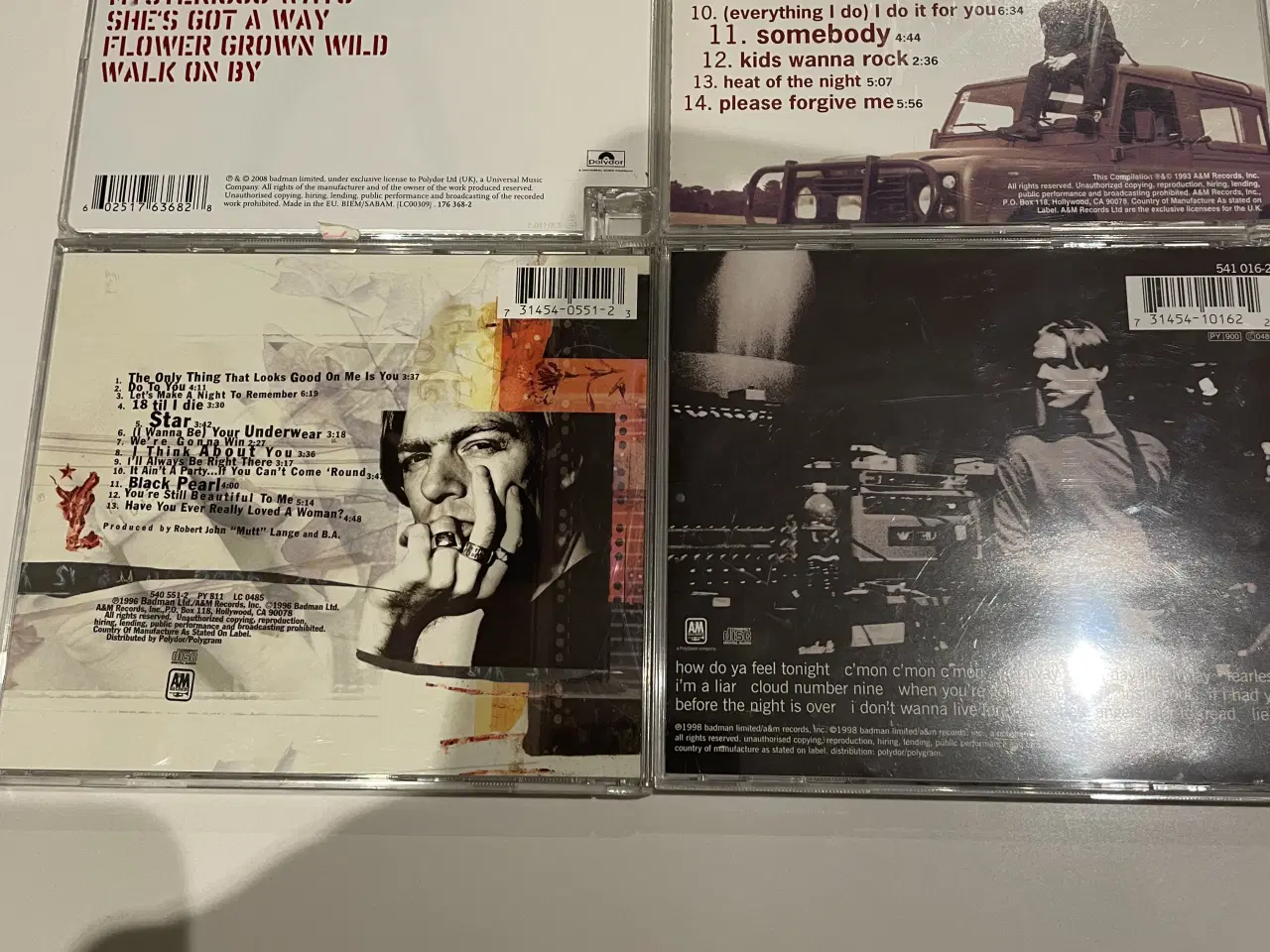 Billede 2 - 4 stk. CD’er med Bryan Adams 