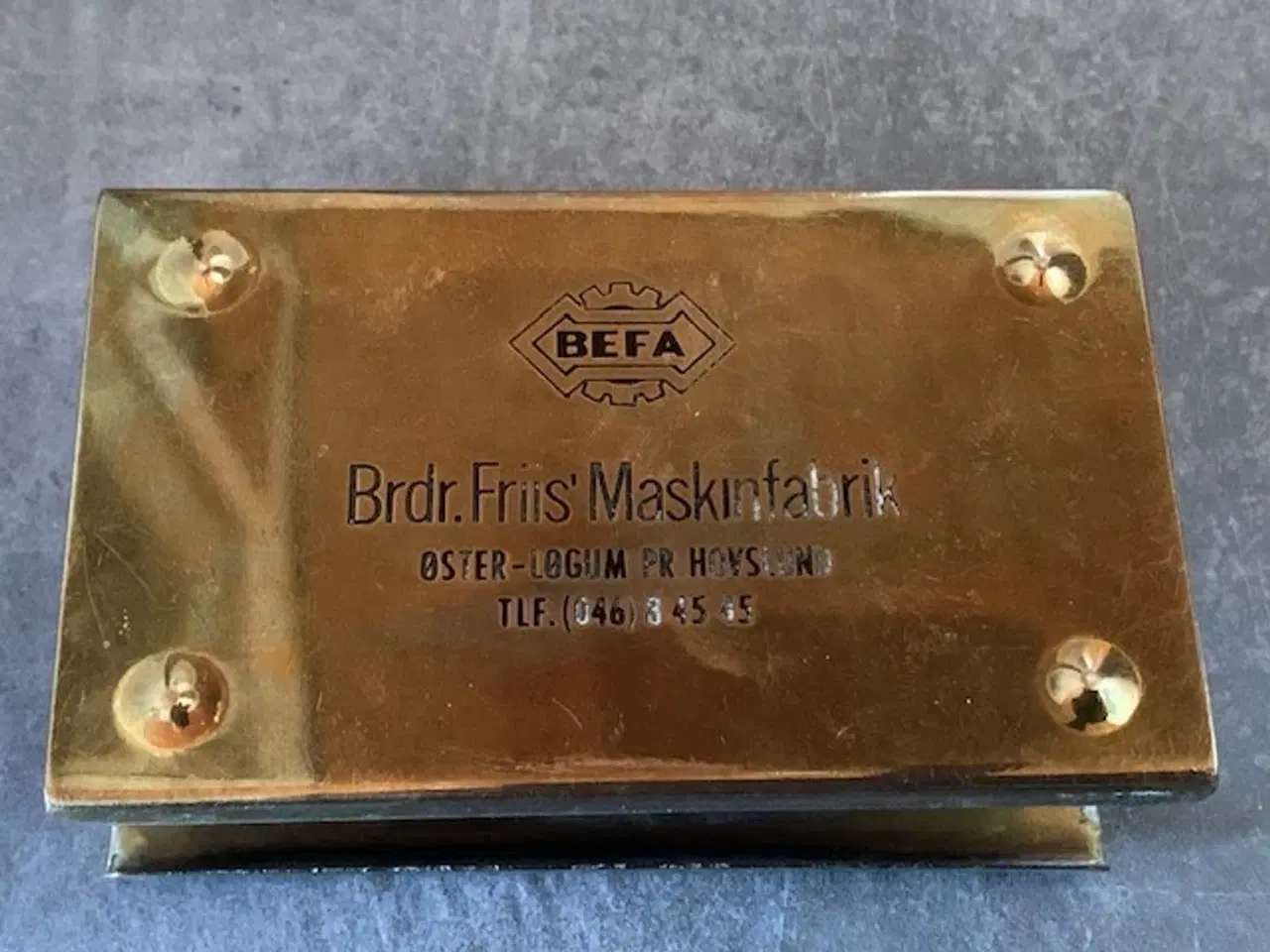 Billede 3 - Tændstikæskeholder : Immervad Bro og Hærulf Stenen
