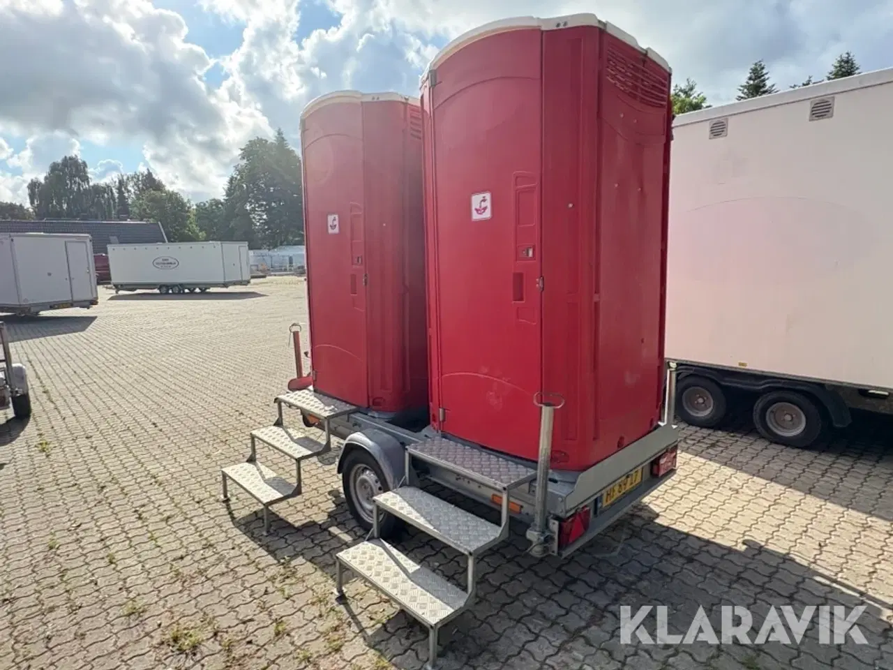 Billede 7 - Dobbelt toilet trailer Stema F 7515