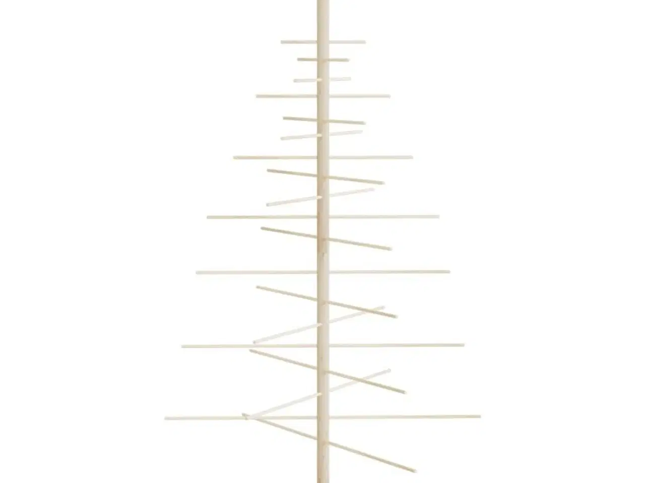 Billede 5 - Dekorativt juletræ 150 cm massivt fyrretræ