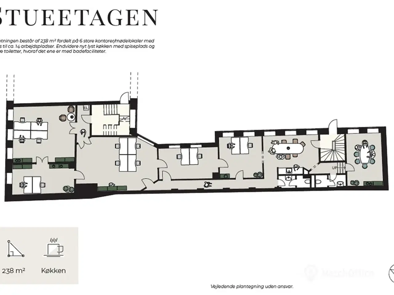 Billede 17 - 144 m² & 238 m² lyse kontorer