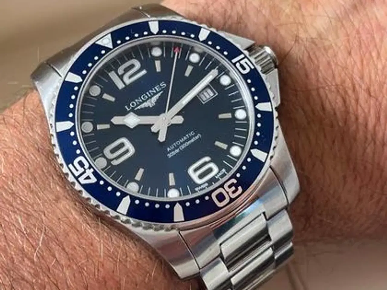 Billede 6 - Longines Hydro Conquest Blå Ø44