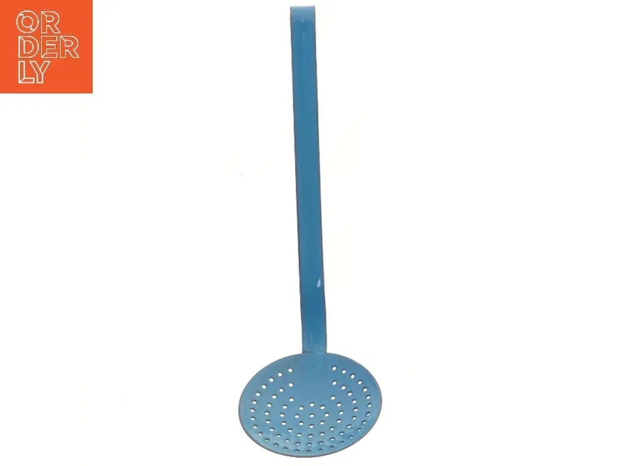 Billede 1 - Blå perforeret køkkenske (str. 34,5 cm)