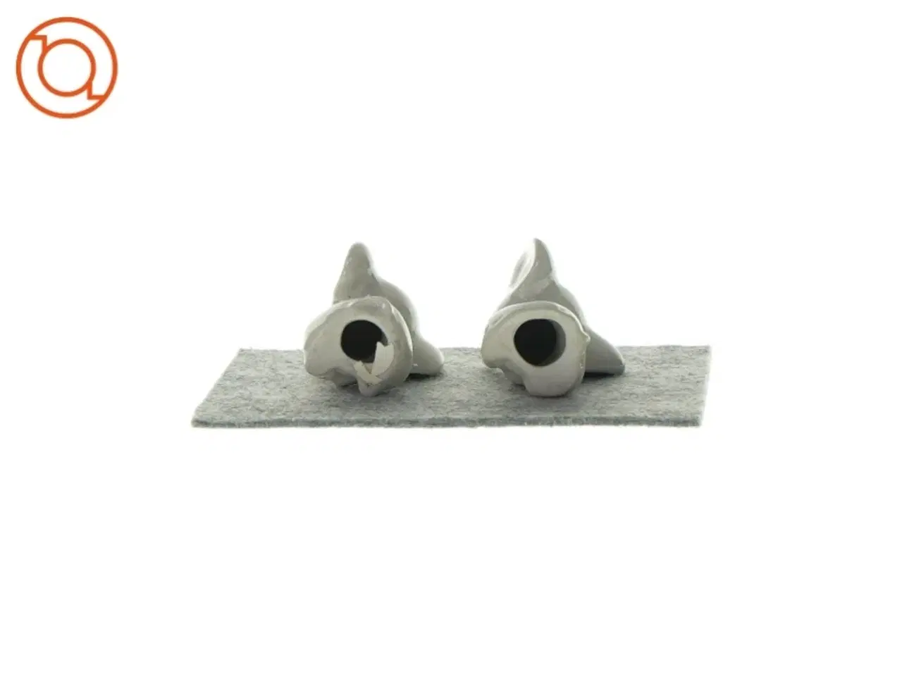 Billede 4 - Dekorativ elefantfigurer (2 stk.) fra Ukendt (str. LBH: 4x4x7,5cm)