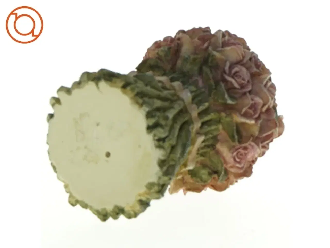 Billede 3 - Rose blomster buket dekoration figur (str. 15 x 11 cm)