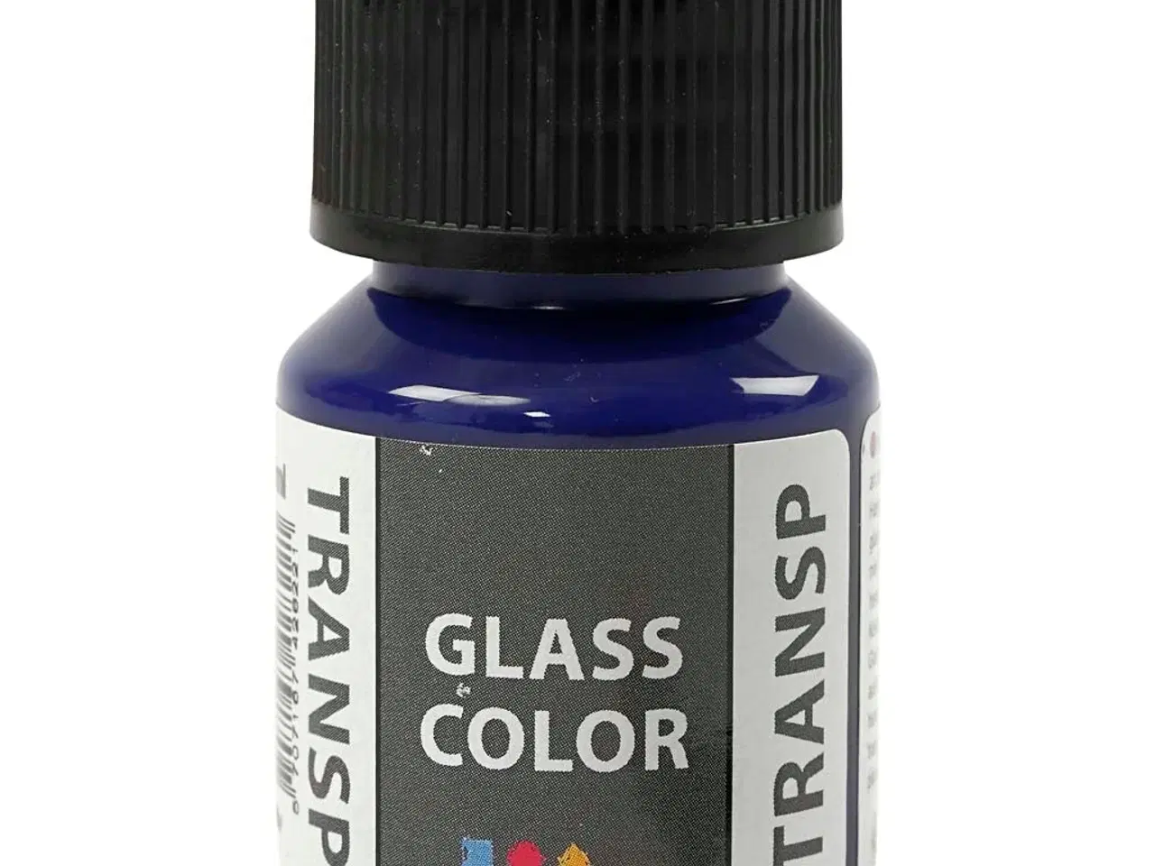 Billede 1 - Brilliant Blå Glasfarve - 30 ml Vandbaseret Maling