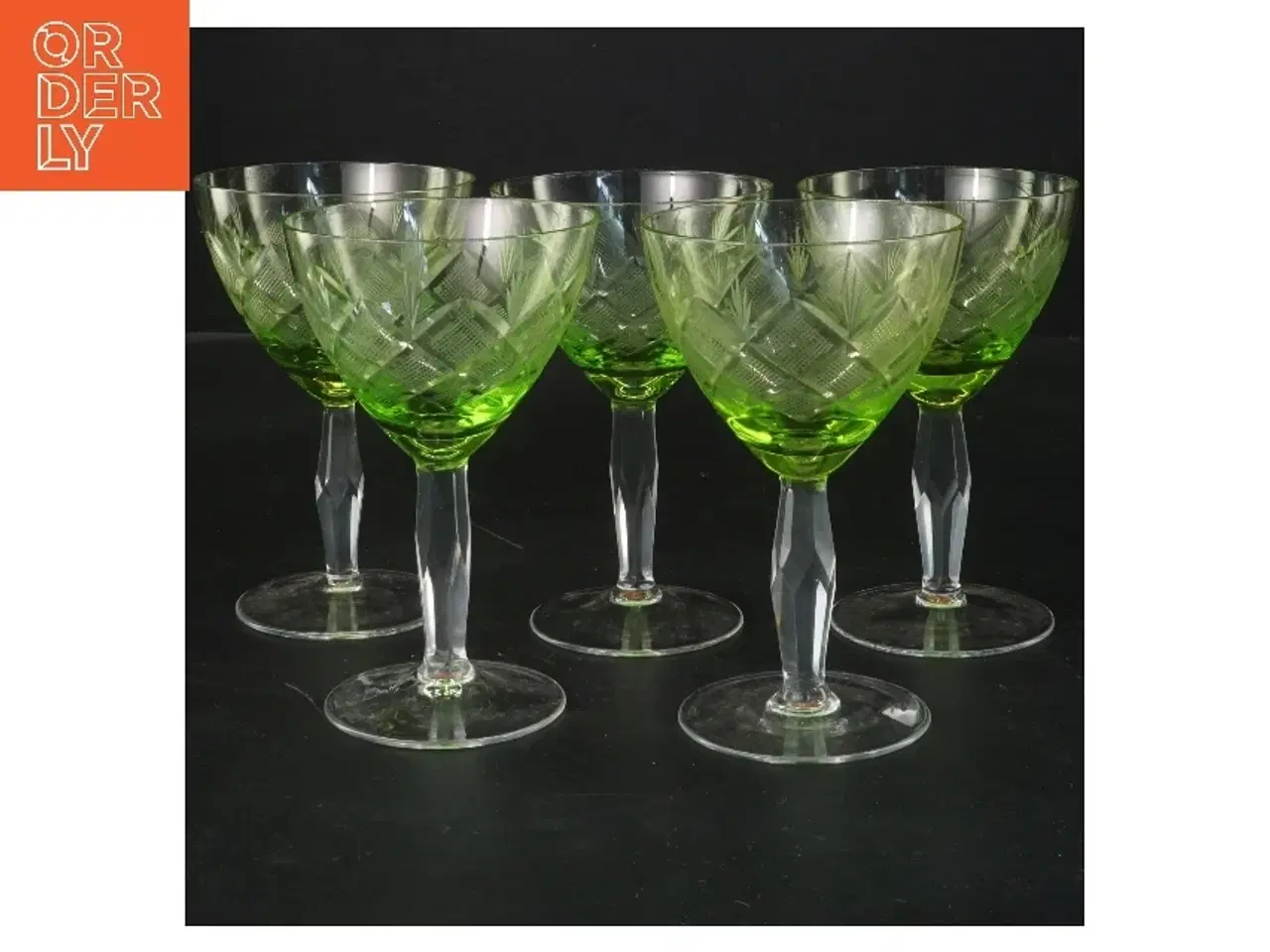 Billede 1 - Lyngby Wien Antik drikkeglas, hvidvinsglas