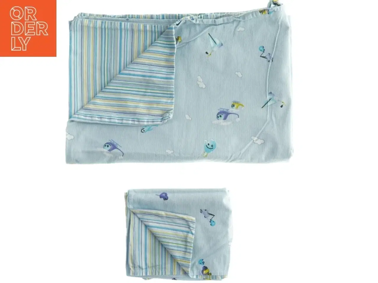 Billede 1 - Baby sengetøj  med dyreprint som nyt  (str. 42 x 36 cm 90 x 120 cm)