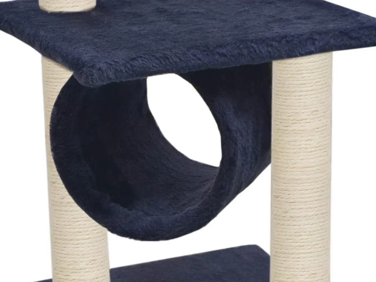 Billede 4 - Kradsetræ til katte med sisal-kradsestolper 65 cm mørkeblå