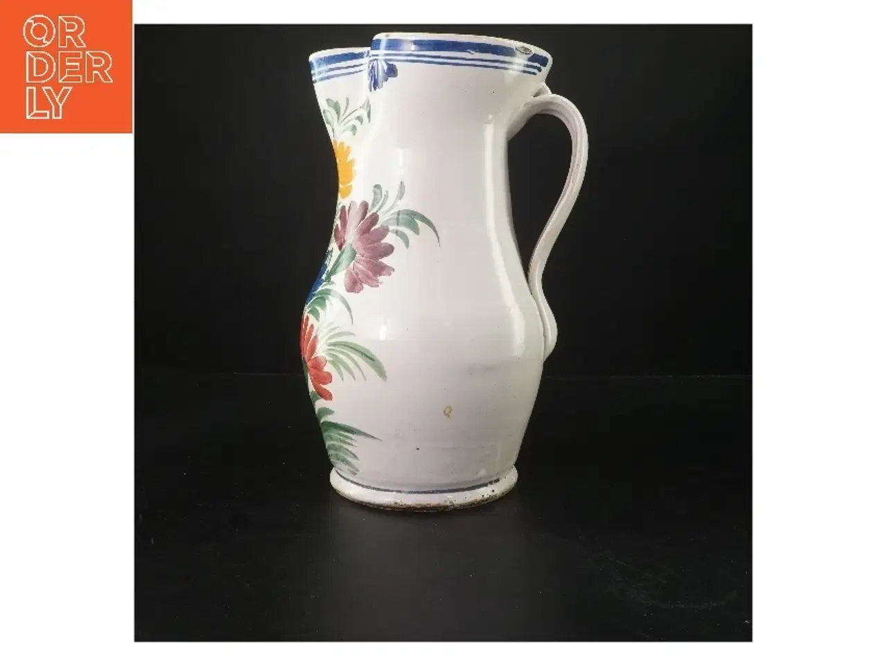 Billede 2 - Håndmalet keramikkande (str. 30 cm)
