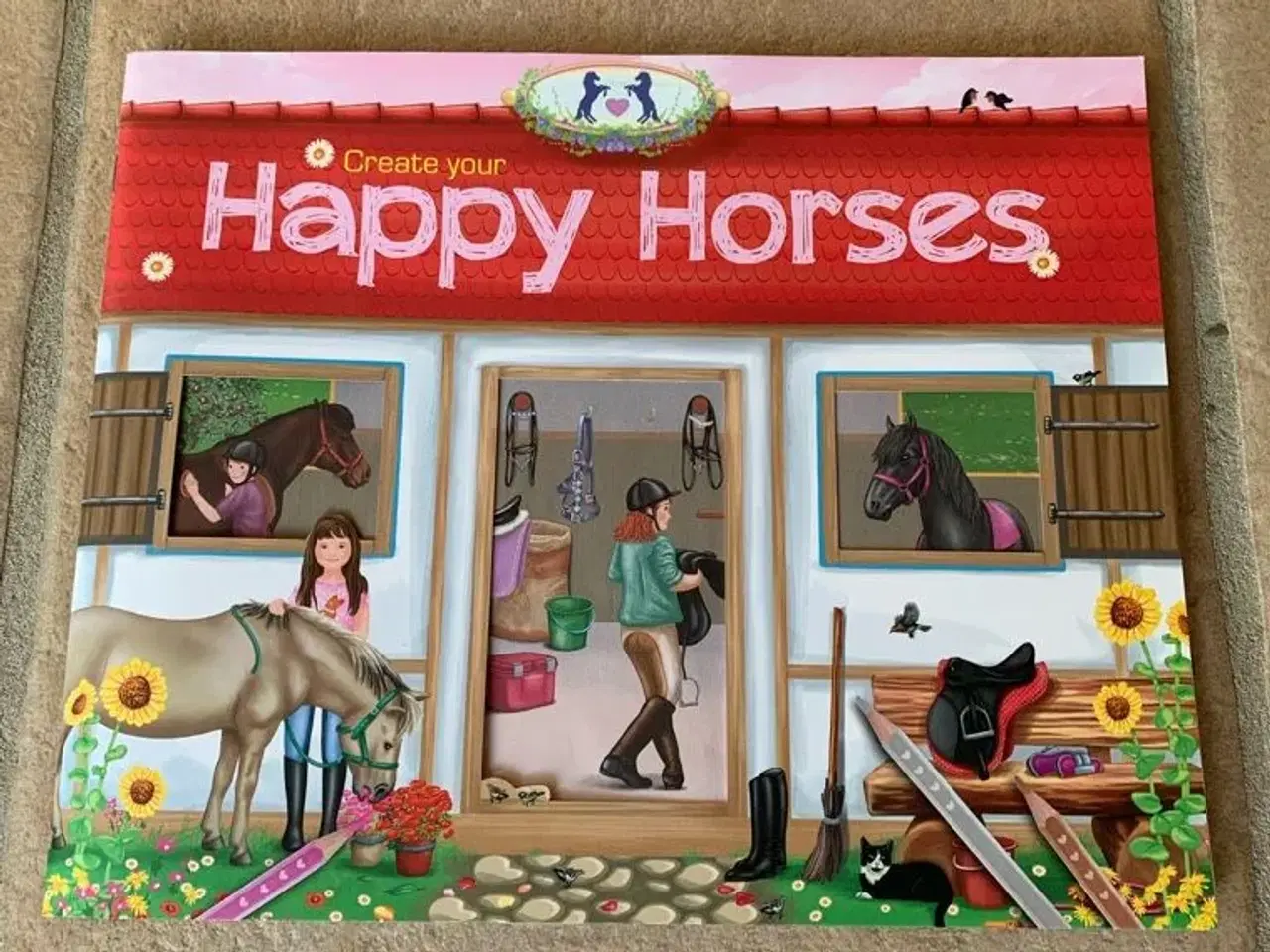 Billede 1 - Kreativ bog Happy Horses