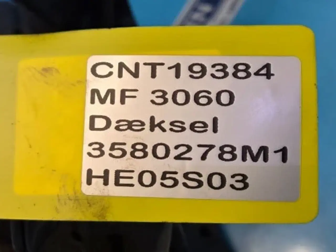 Billede 15 - Massey Ferguson 3060 Dæksel 3580278M1