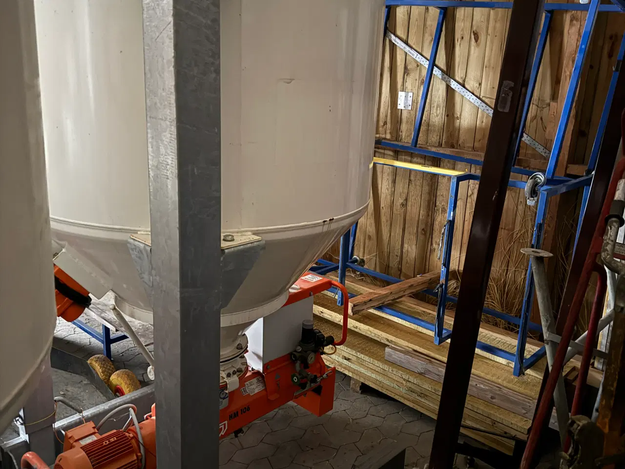 Billede 10 - To PFT HM 106 230V - Tvangsblander med silo