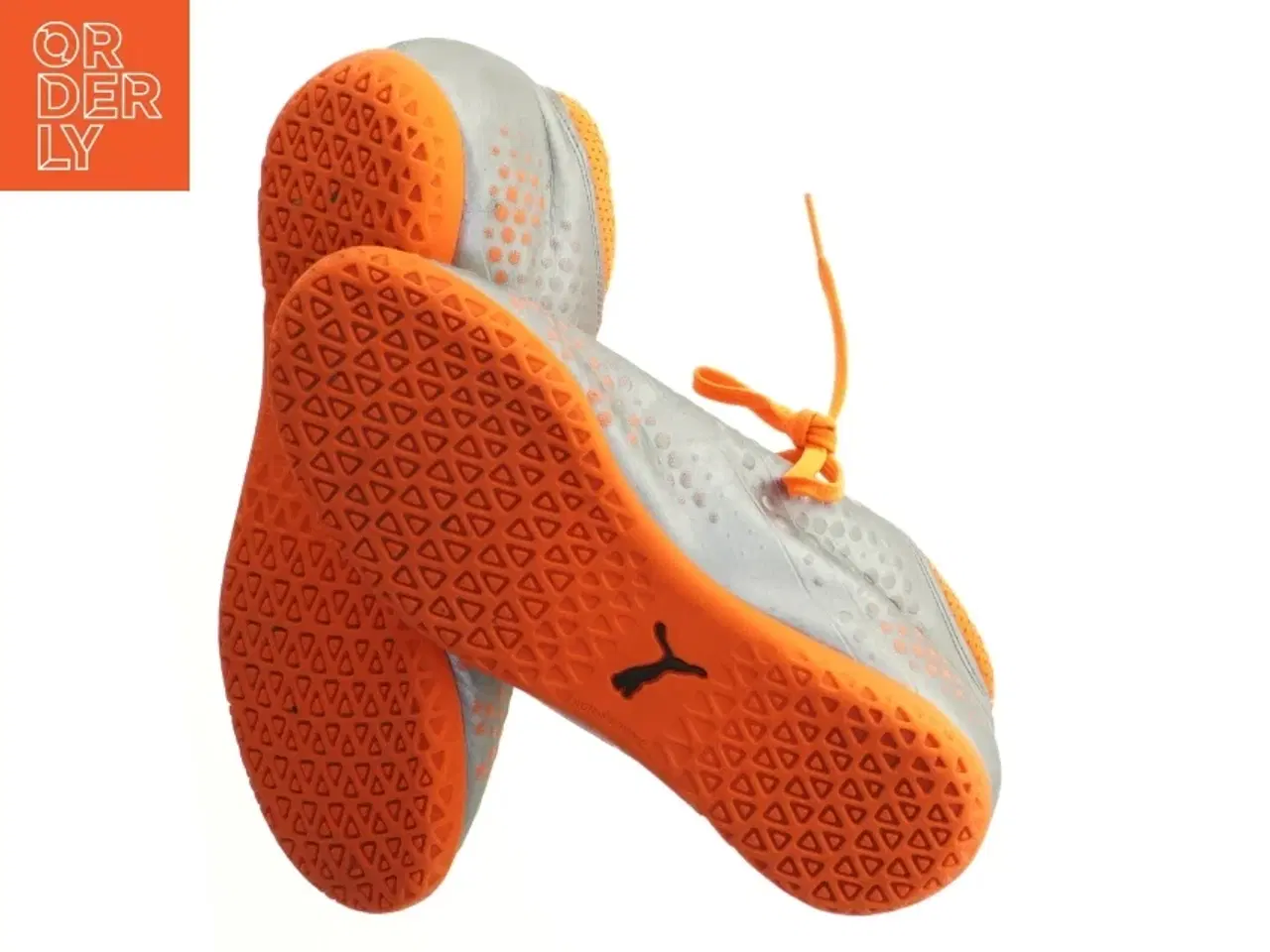 Billede 6 - Puma Grå og orange fodboldstøvler indendørs fra Puma (str. 37,5)