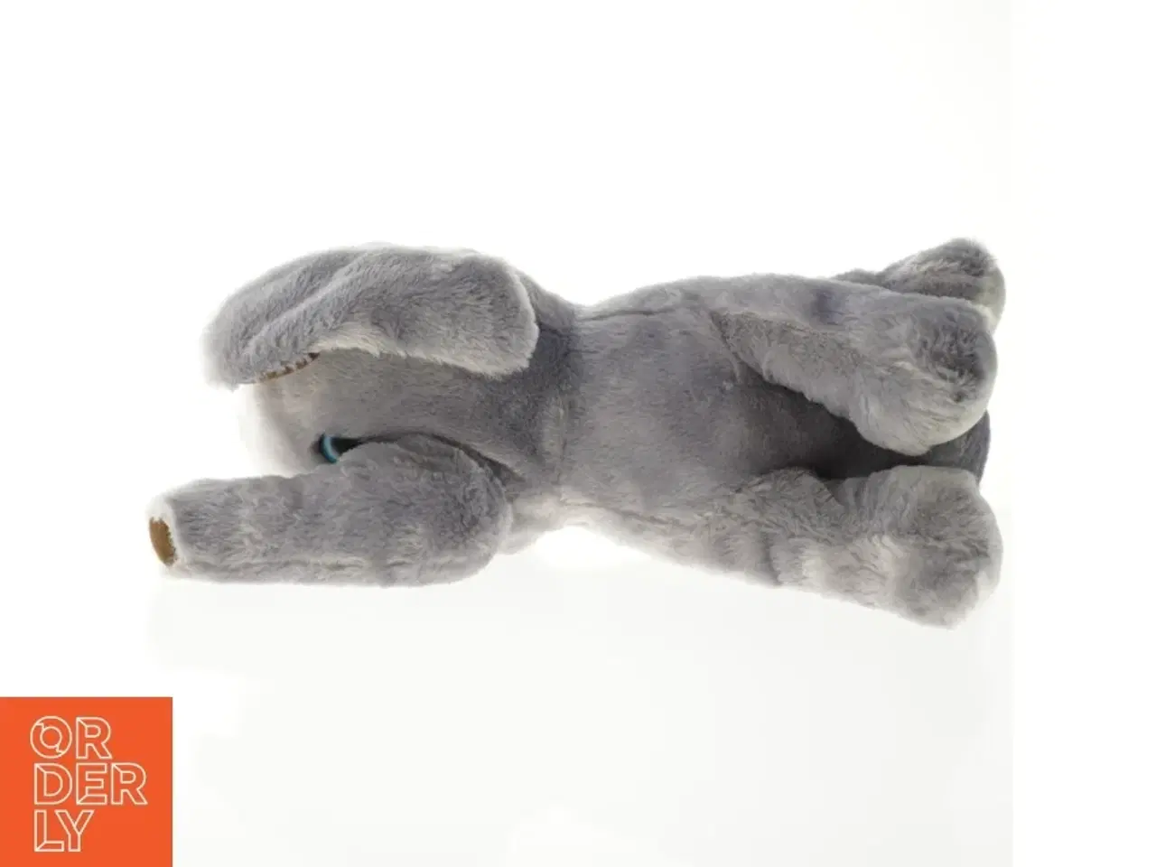 Billede 5 - Blågrå plys elefant