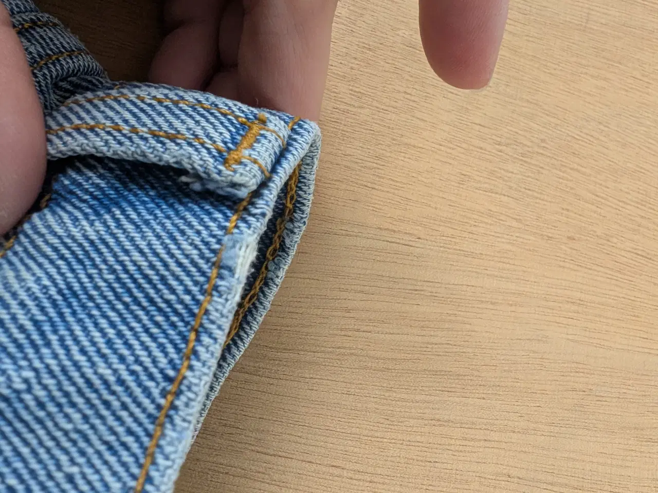 Billede 6 - Monki denimnederdel blå str. 38