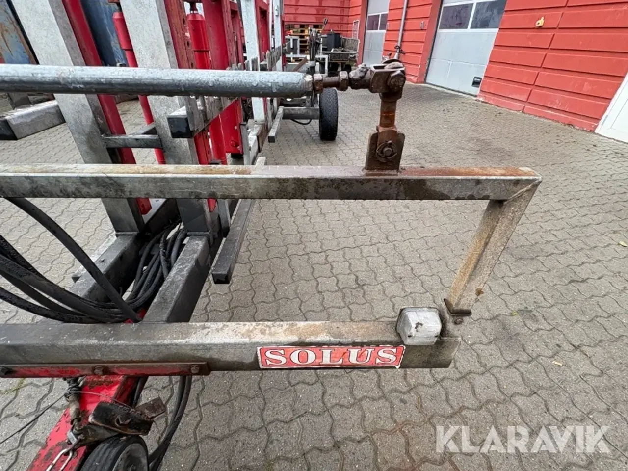 Billede 12 - Påhængsvogn Solus til skraldecontainere