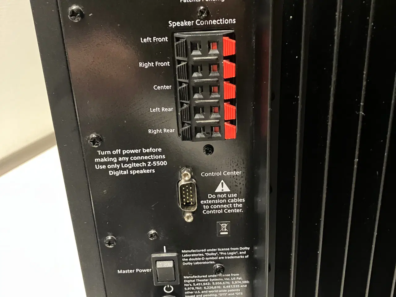 Billede 2 - Logitech Z 5500 højttalersæt.