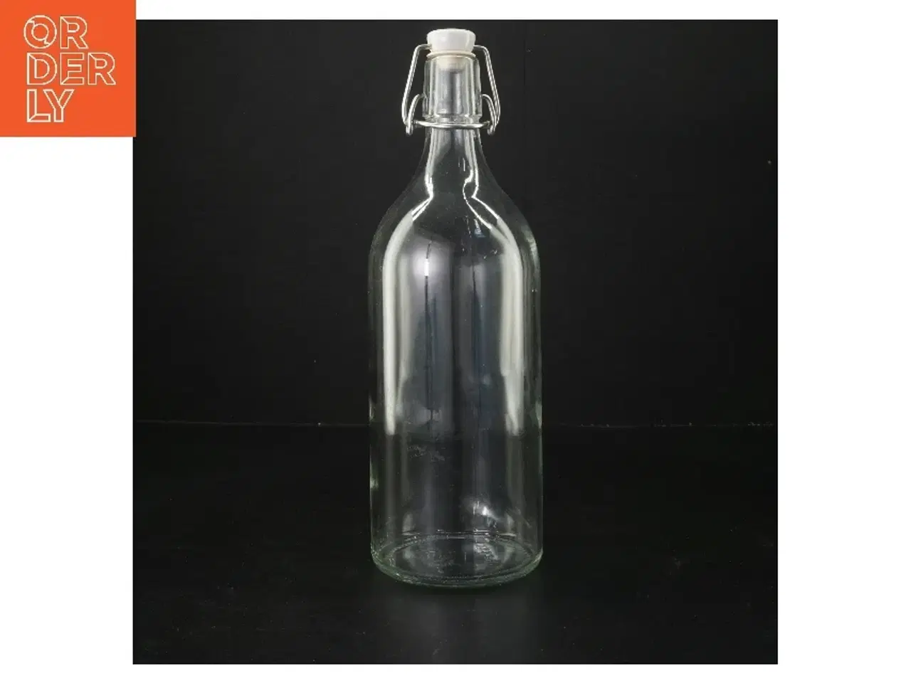 Billede 1 - Glasflaske med patentlåg fra IKEA (str. 28 cm)