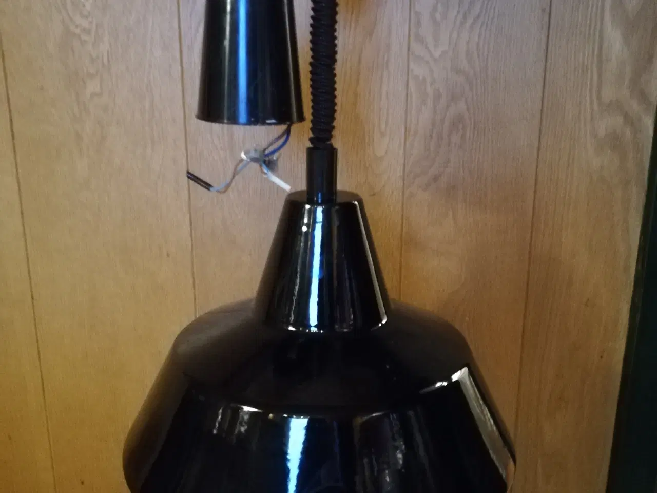Billede 1 - Louis Poulsen sort emaljeret værkstedslampe