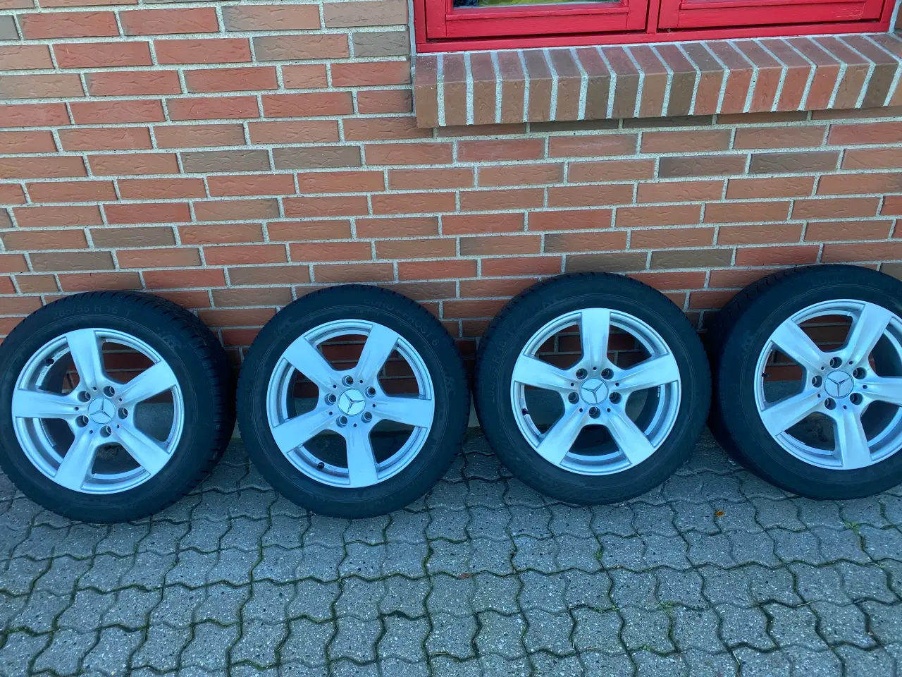 Billede 1 - Mercedes Alufælge gode dæk
