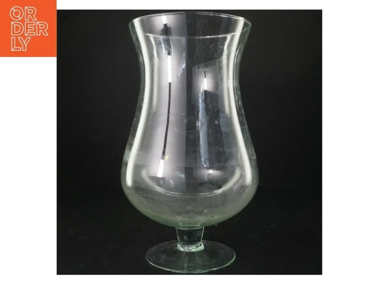 Billede 1 - Stor Glasvase (str. 30x15 cm)