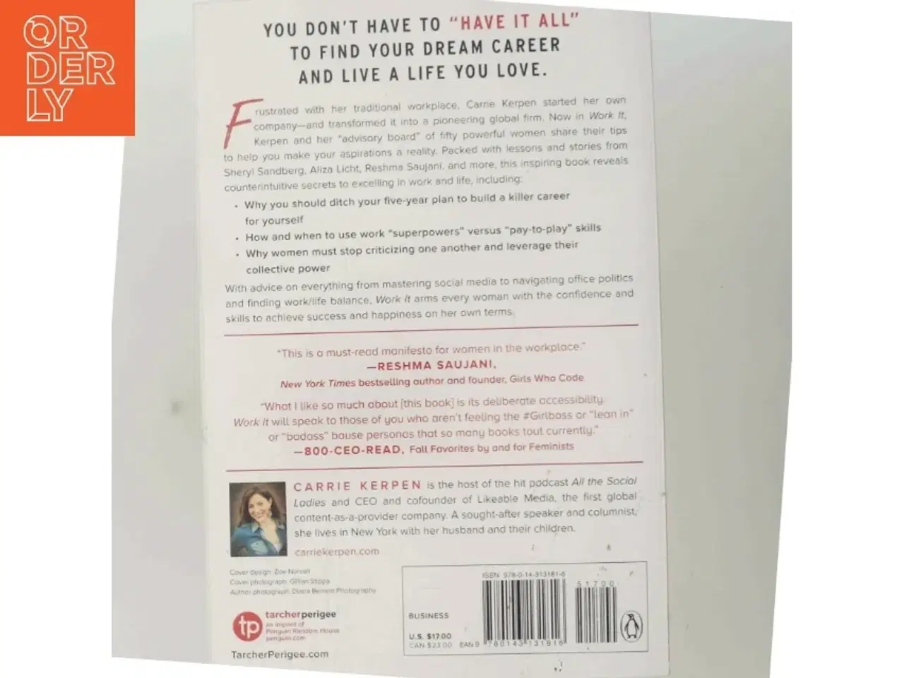 Billede 3 - Work It af Carrie Kerpen (Bog)