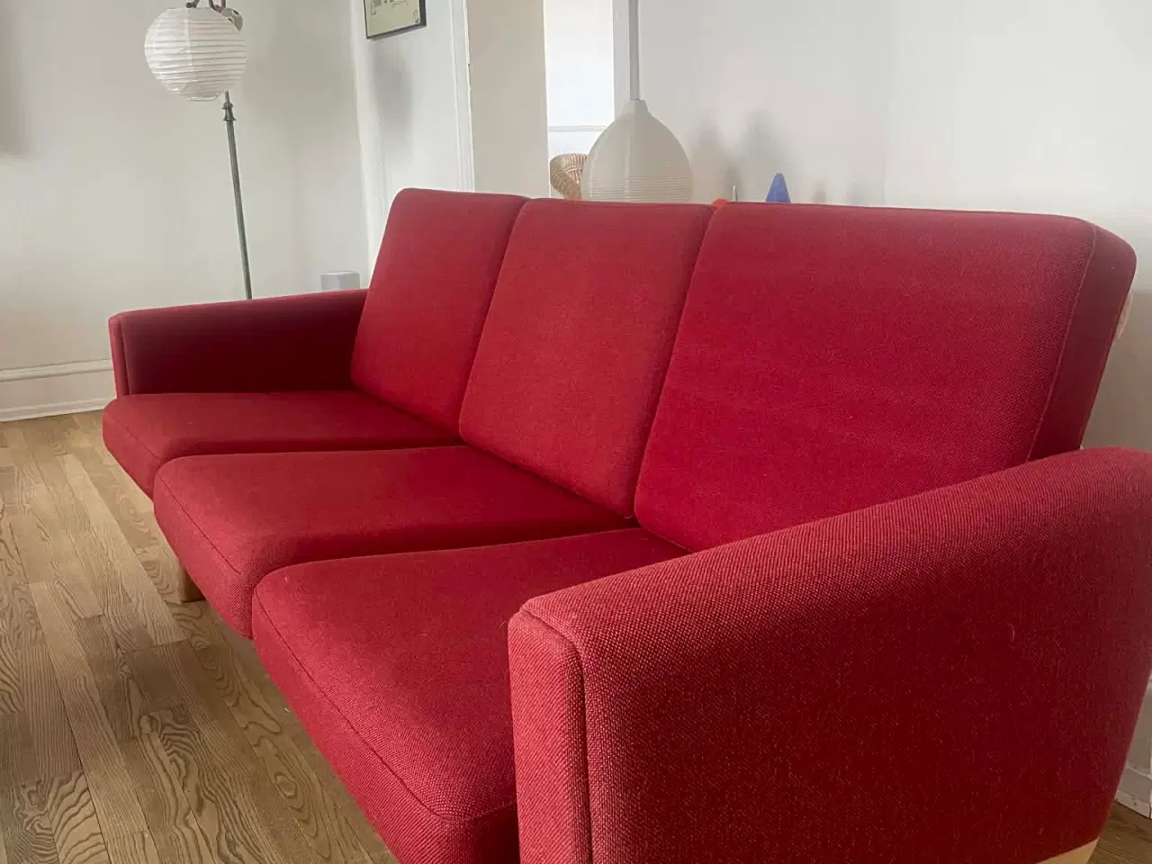 Billede 2 - Wegner sofa GE -236/3.  Sæbebehandlet eg,fin stand