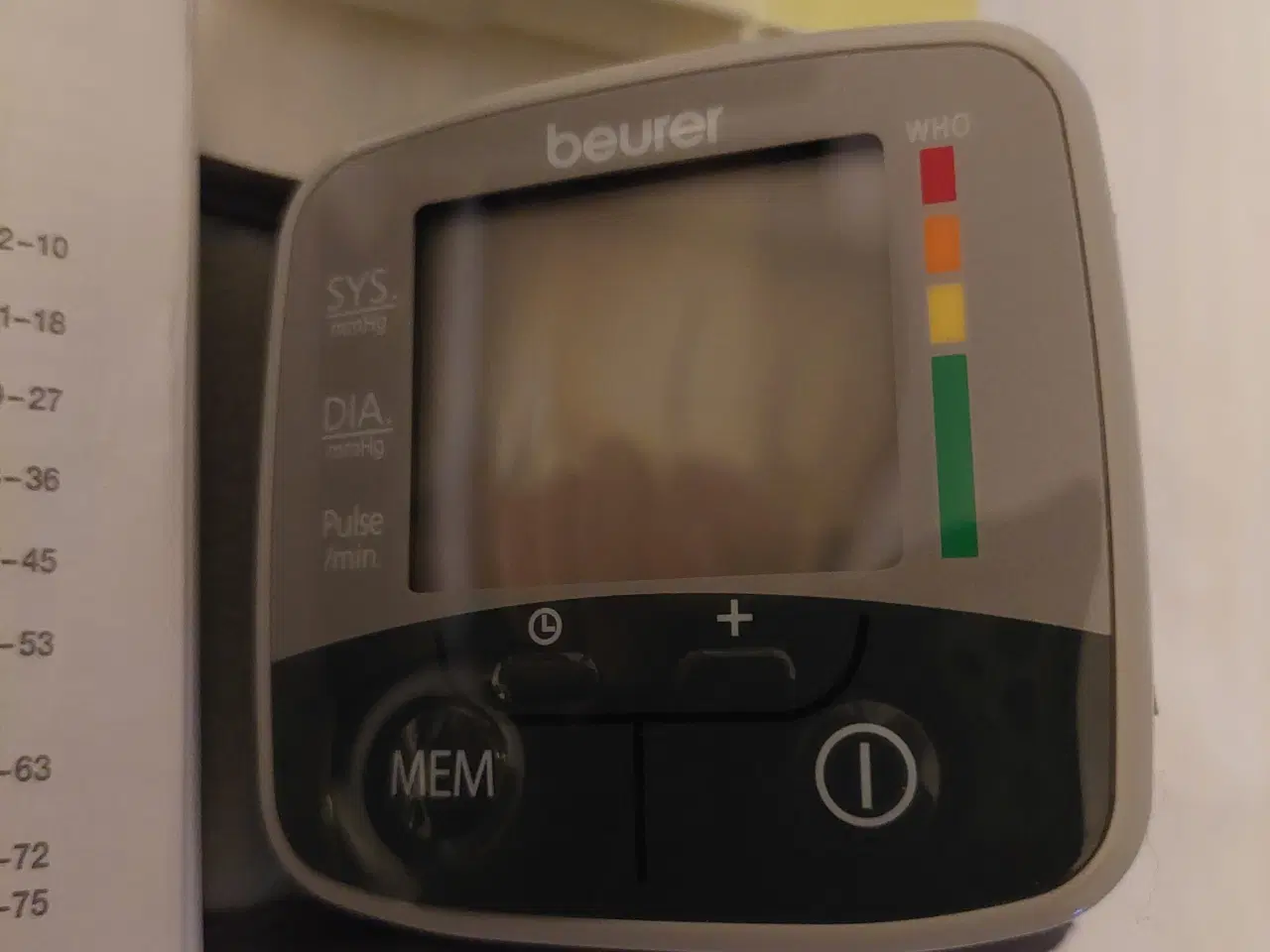 Billede 4 - blodtryksmåler til måling af blodtryk og puls på h