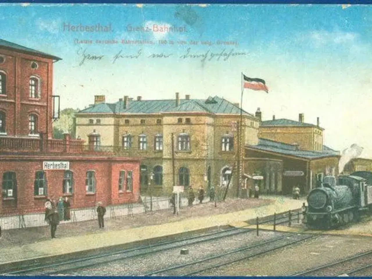 Billede 1 - Herbesthal Bahnhof, 1916