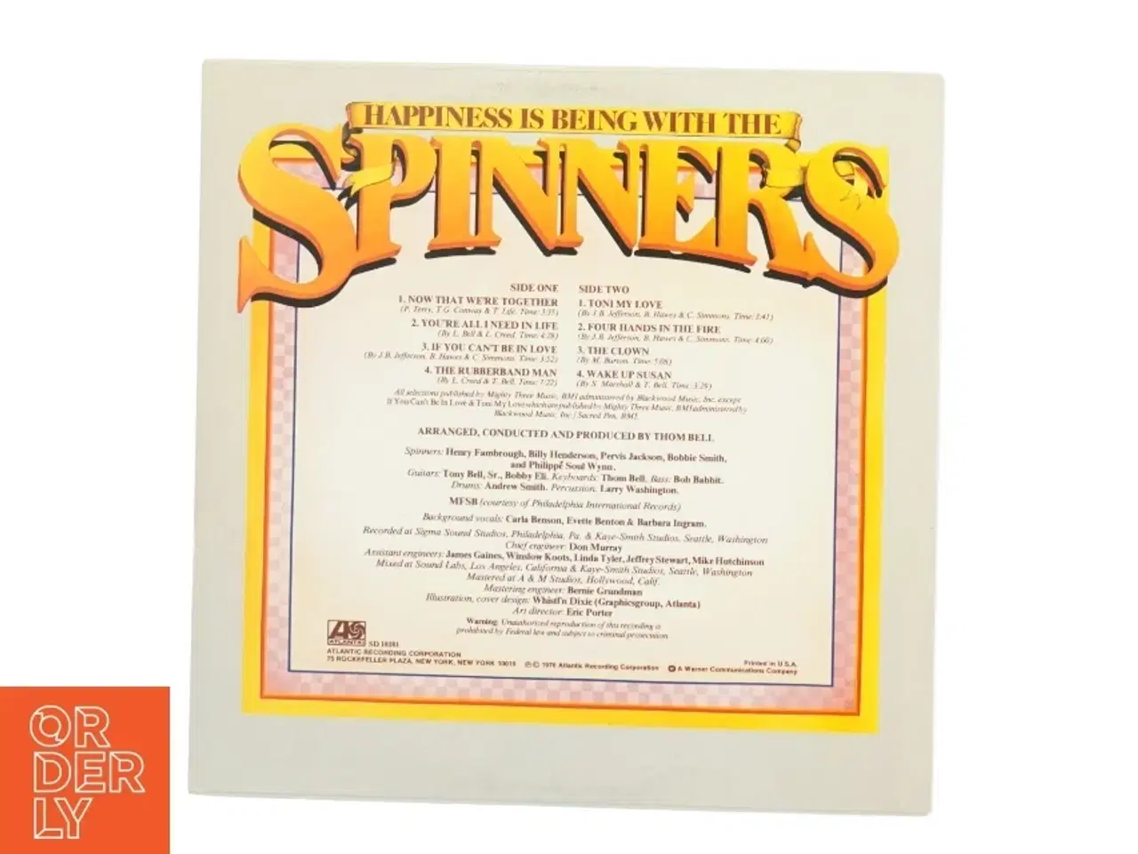 Billede 2 - The Spinners Vinyl LP (str. 31 x 31 cm)