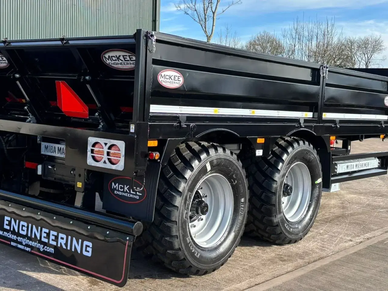 Billede 6 - McKee 16T entrepenørvogn med nedfoldbare sider