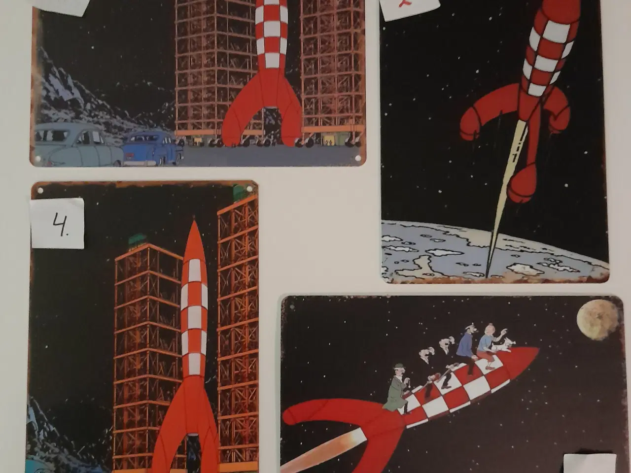 Billede 1 - TINTIN METAL SKILT  20 X 30 CM