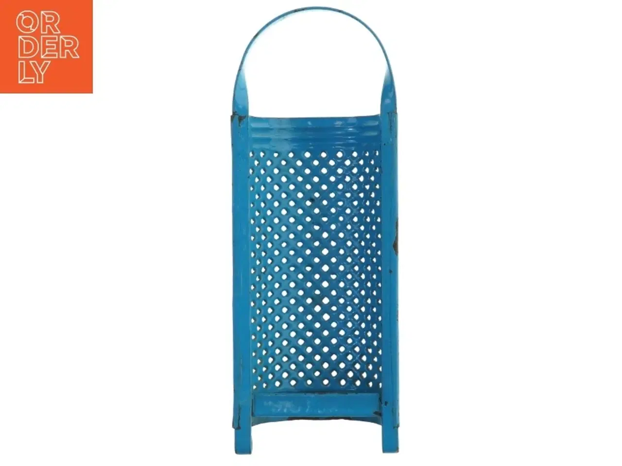 Billede 2 - Blåt rivejern, emalje (str. 27 cm)