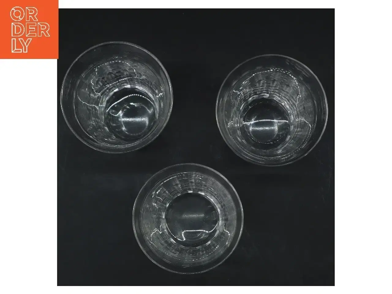 Billede 2 - Krystalglas, 3 stk (str. 3 stk Ø 8 cm længde 13 cm)