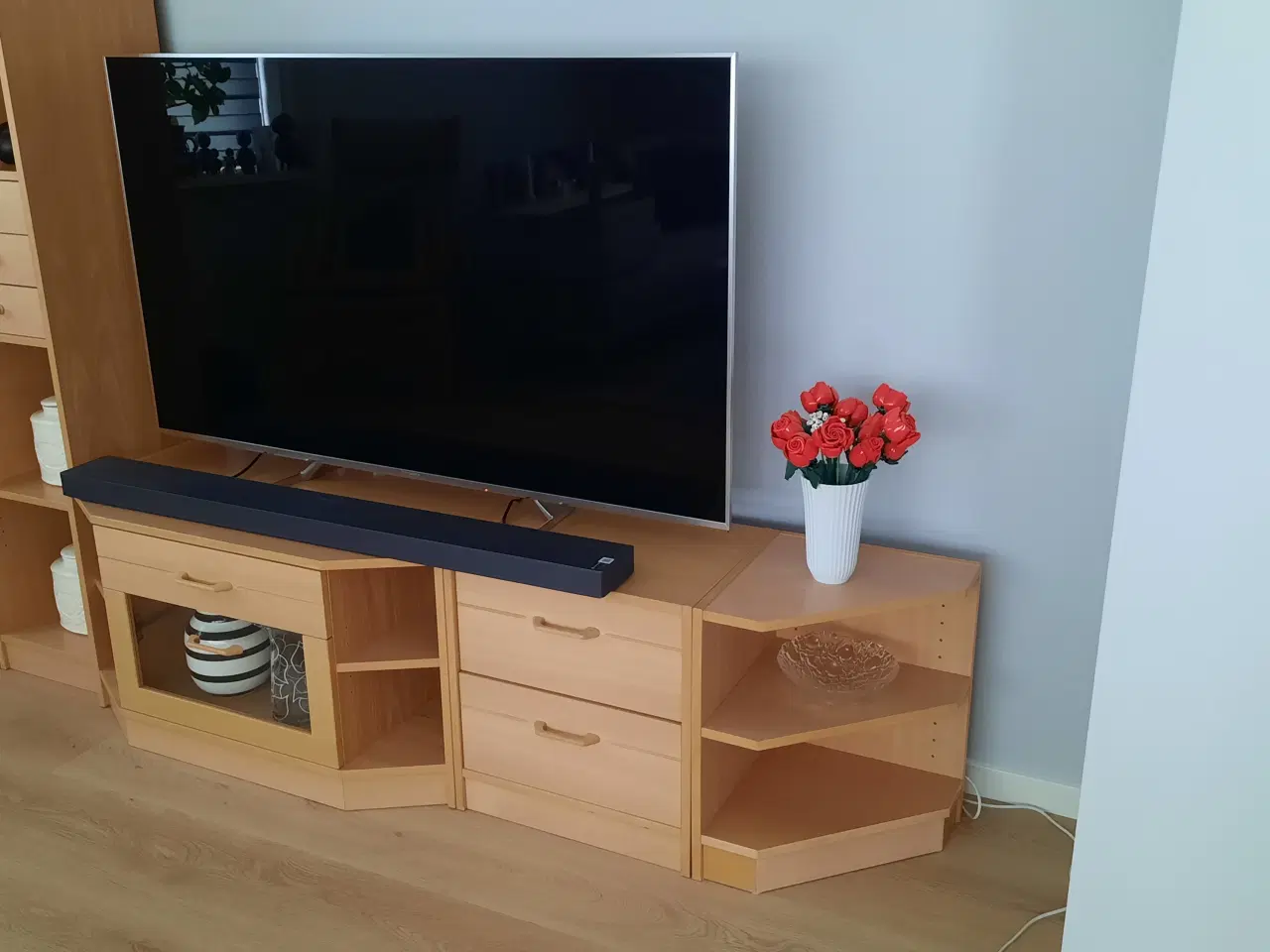 Billede 3 - Hammel reolsystem lakeret bøgetræ