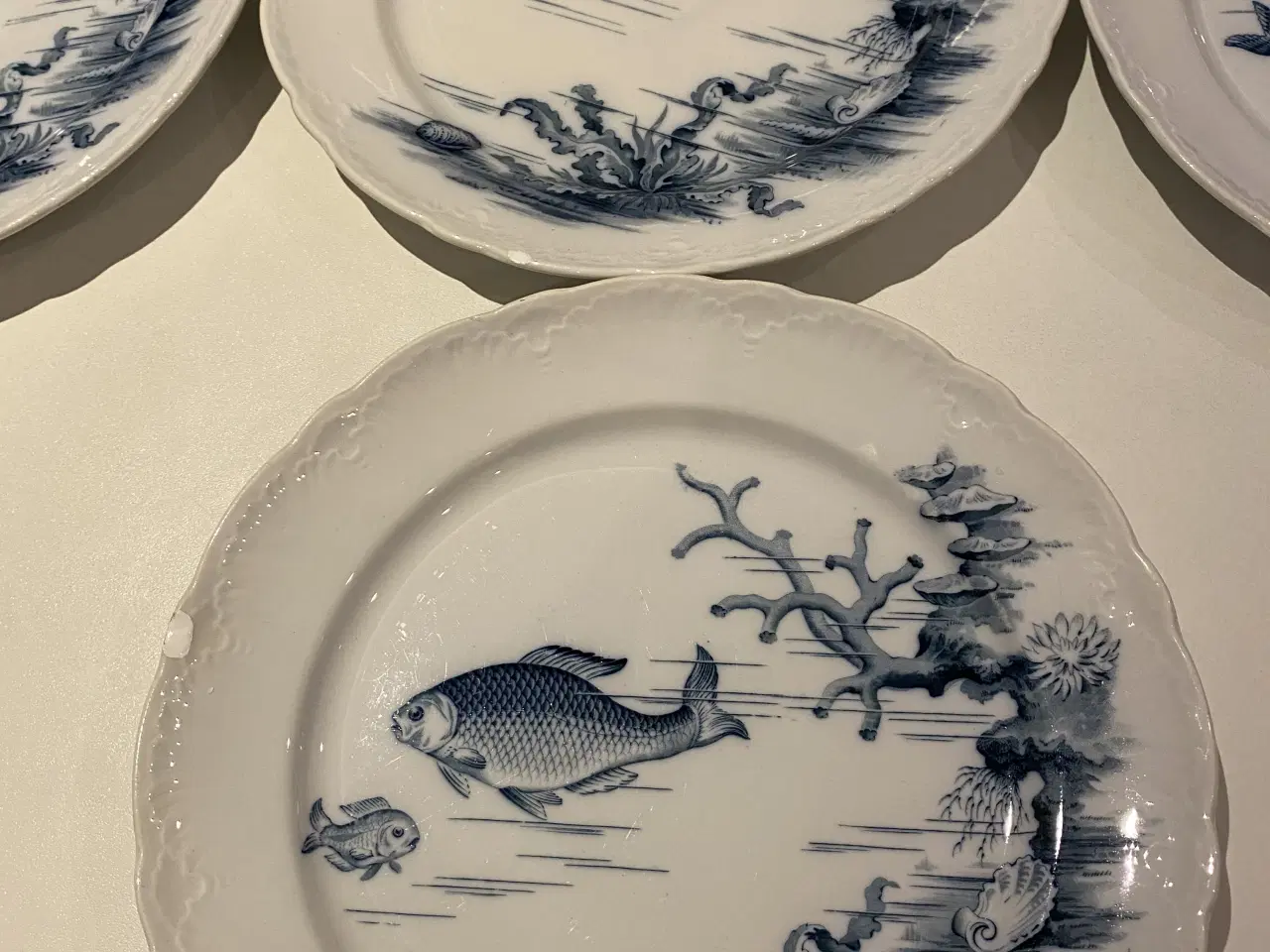 Billede 4 - Fiske tallerken 7 stk