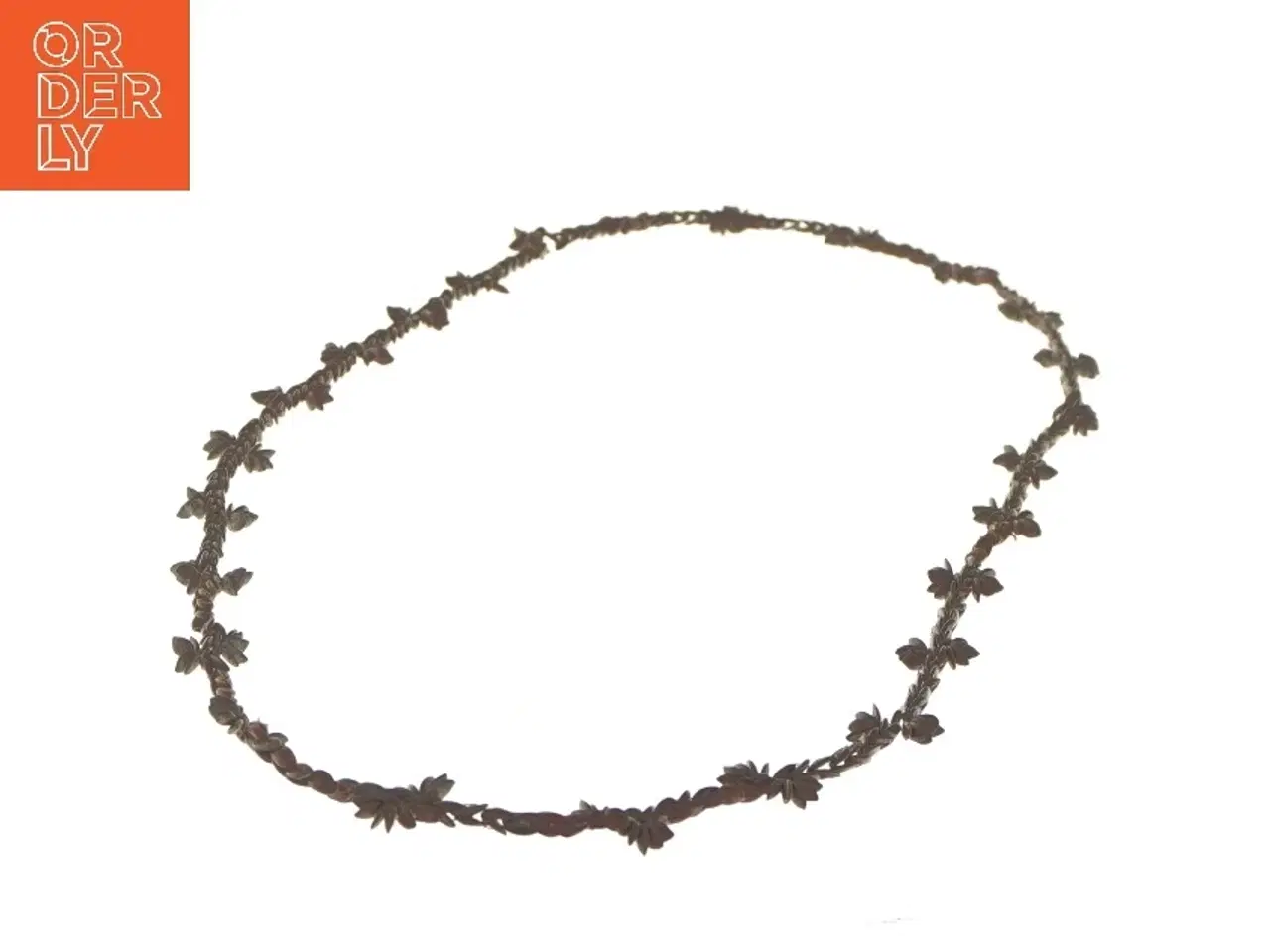 Billede 2 - Dekorativ kæde med stjerneformede elementer (str. 110 cm)