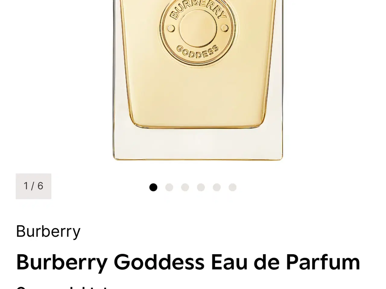 Billede 3 - Burberry Godess 100ml Eau De Parfum